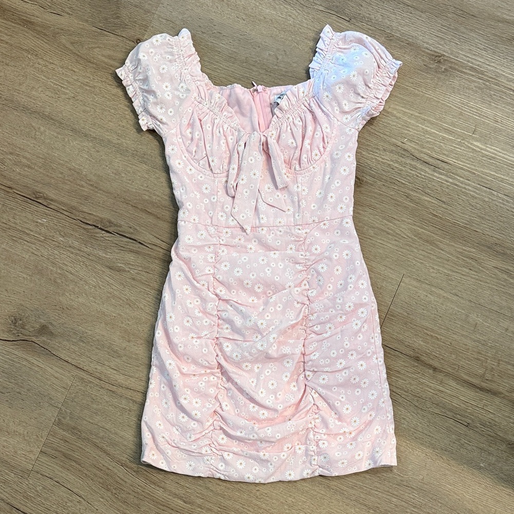 Pink Floral Dress